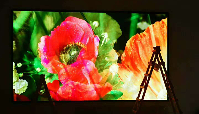 廣州室內(nèi)P2小間距全彩顯示屏安裝調(diào)試完成